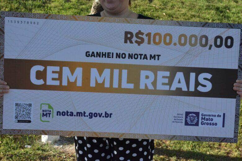 Sorteio Nota MT premia moradores de Tangará da Serra e Itanhangá com R$ 100 mil por: Flávio Costa/Sefaz-MT